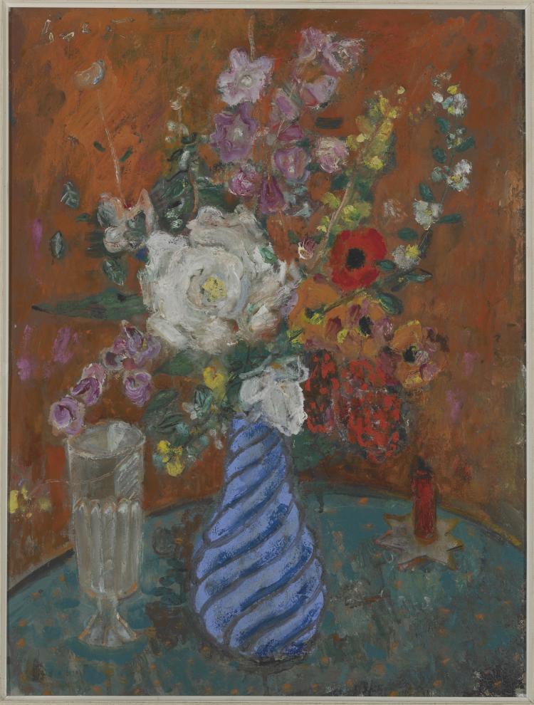 um 1942
Adolf Herbst
1909-1983
Öl auf Leinwand
Bildmass: 61x46 cm
Inventar: SGE 0028