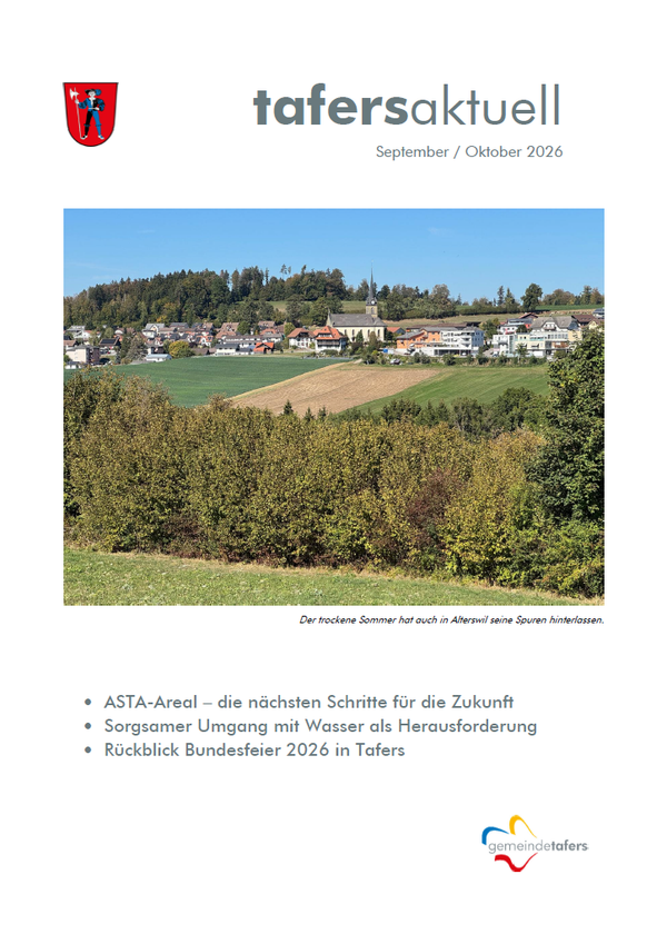 tafersaktuell September / Oktober 2026