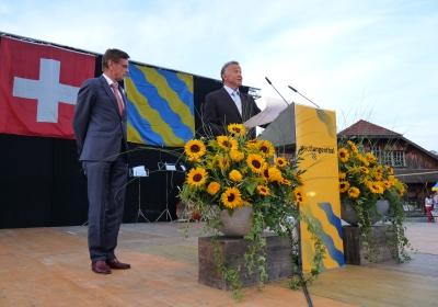 Bundesfeier 2016 mit Übergabe der Ehrenbürgerrechtsurkunde an Herrn Regierungsrat Hans-Jürg Käser
