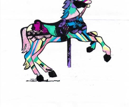Karussellpferd