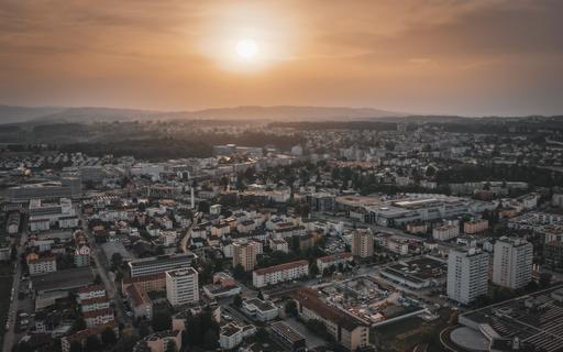 Luftaufnahme Gemeinde Emmen