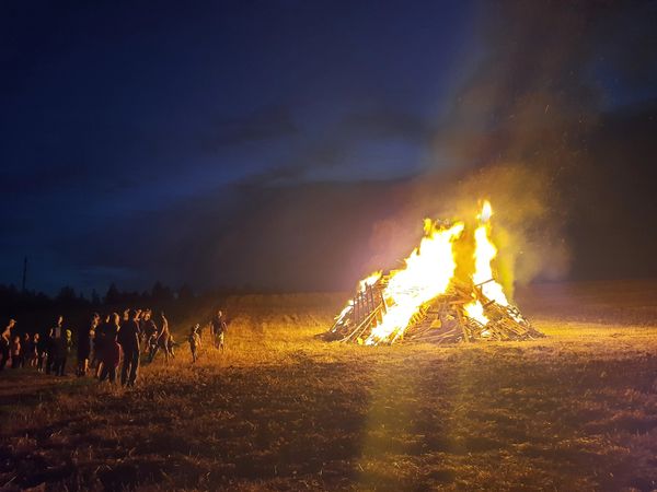 Das 1.August-Feuer in Zwillikon ist im wahrsten Sinne des Wortes ein Highlight der 1. August-Feier.
