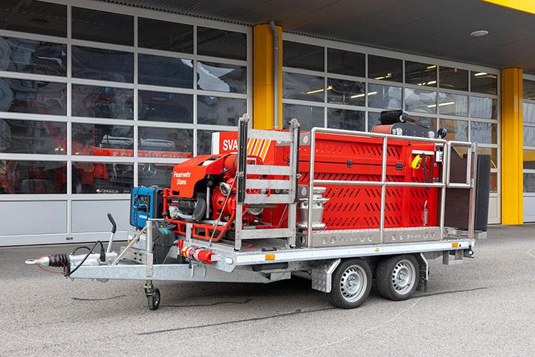 Mit Box
1000 m Schlauch Ø 75