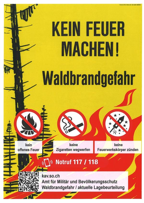 Waldbrandgefahr