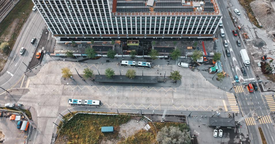 Luftaufnahme Bushof Seetalplatz