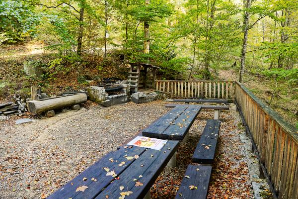 Grillstelle beim Reservoir Steinbruch