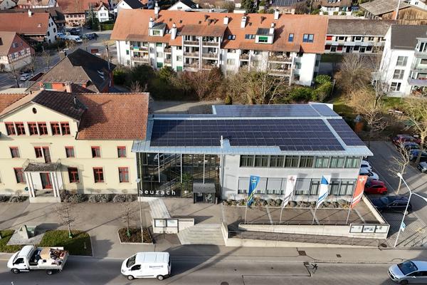Luftbild Gemeindehaus Seuzach