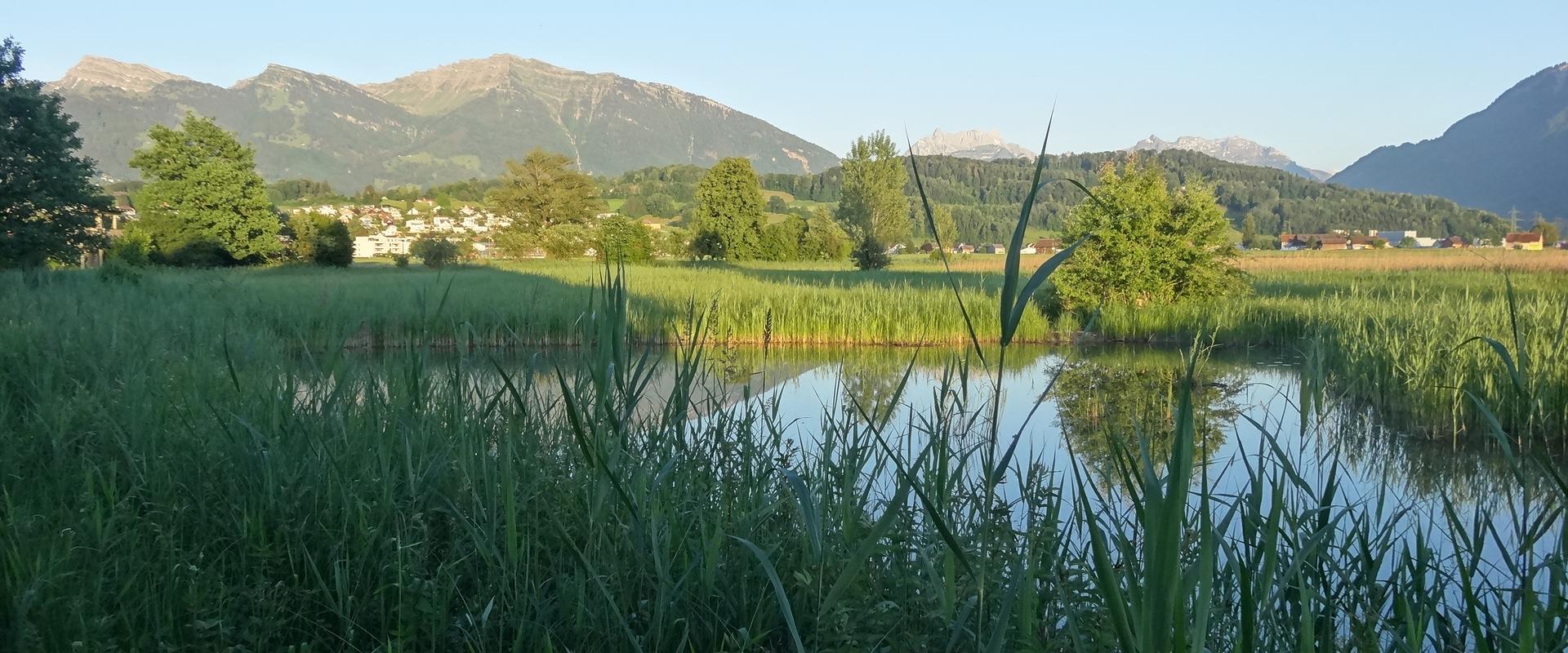 Blick auf das Dorf