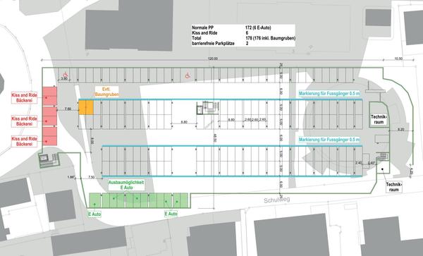 Grundriss der Konzeptidee