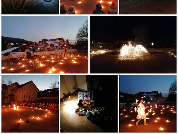 Lesenacht mit Feuerspektakel