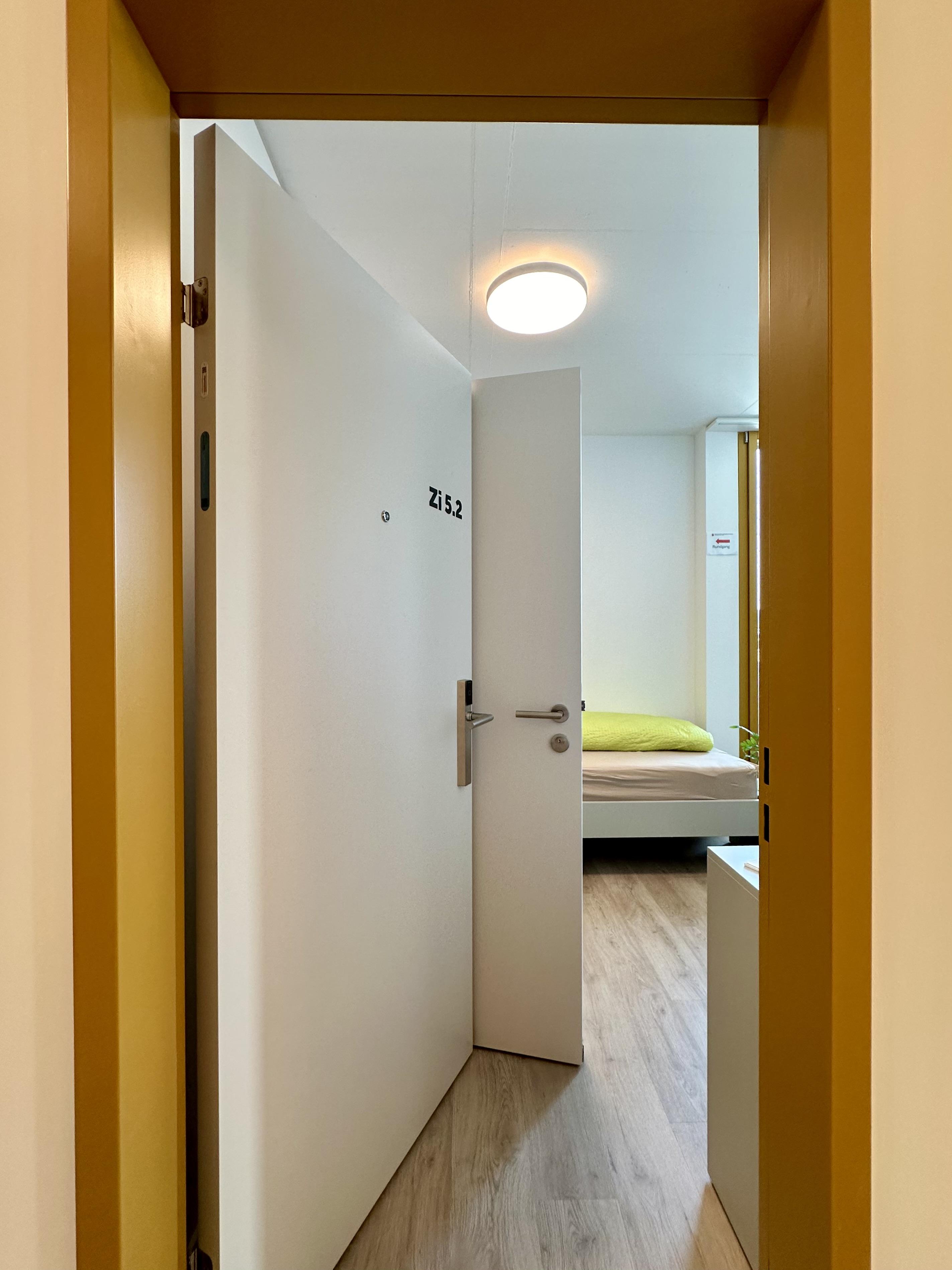 Einblicke in die Zimmer im 5. Stock.