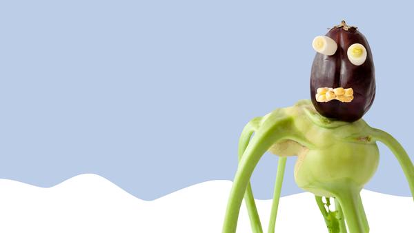 Foodsave Bankett Maskottchen Robo Räbli