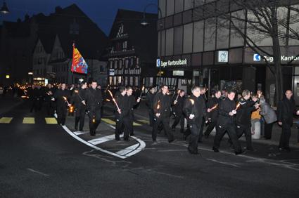 Umzug durch's Dorf