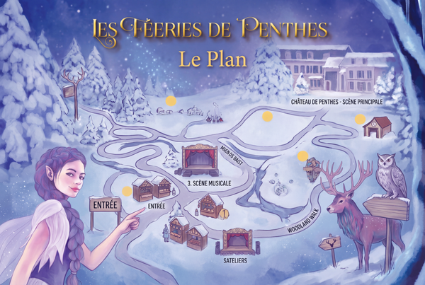 Plan des Féeries de Penthes