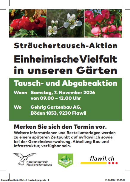 Sträuchertauschaktion