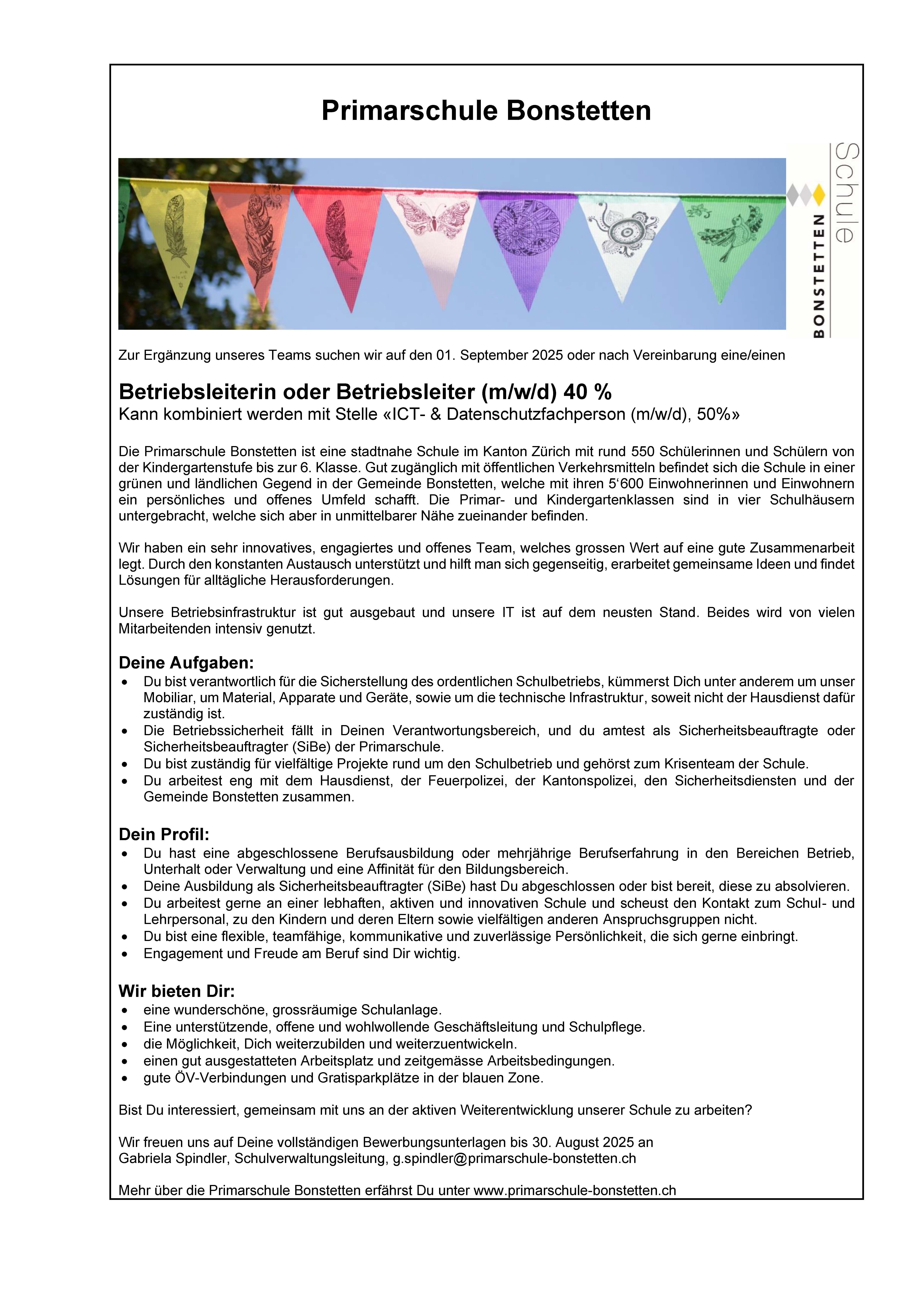 Stelleninserat