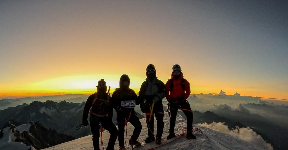 Gipfelfoto Mont Blanc