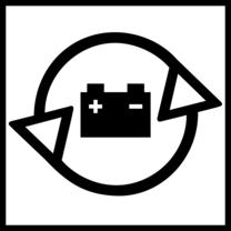 Piktogramm Autobatterien