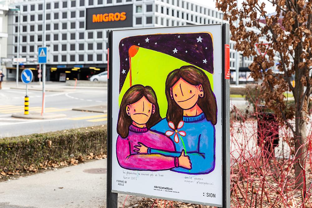 Emilie Gougain
les pâquerettes ne meurent pas en hiver, 2021, acrylique
