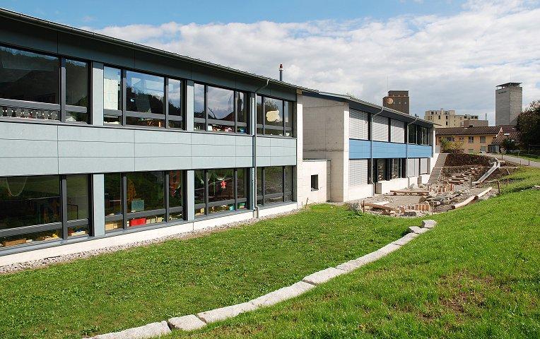 Der erweiterte Kindergarten Bündten.