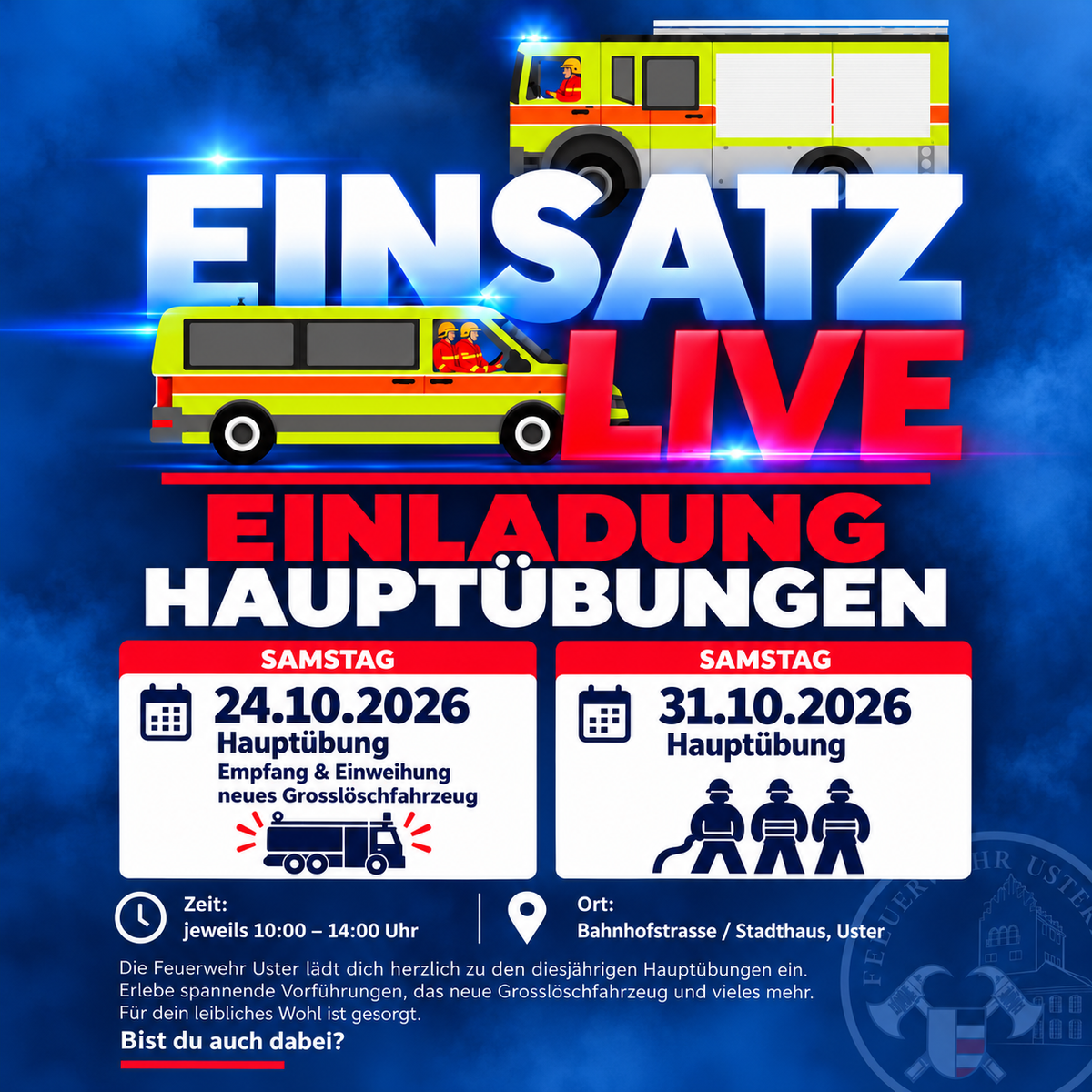 Feuerwehr Hauptübung