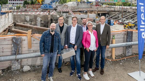 Grundsteinlegung Brüttiseller Tor