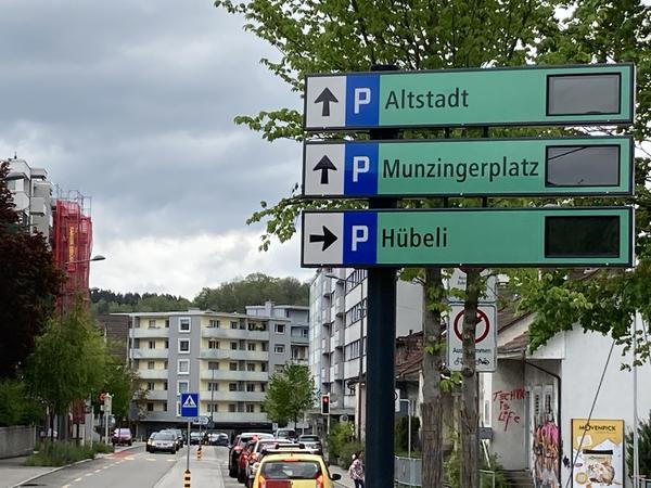 Parkleitsystem Olten