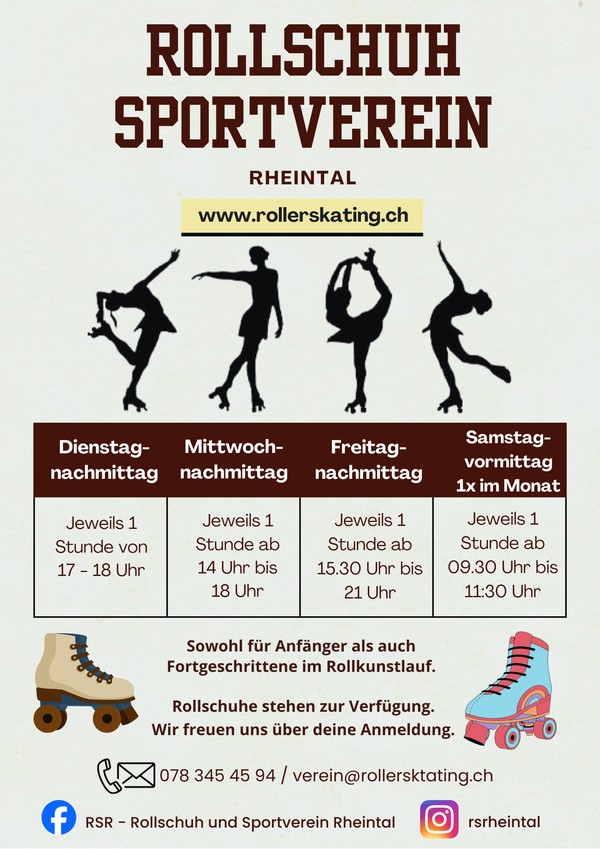 Logo RSR – Rollschuh und Sportverein Rheintal