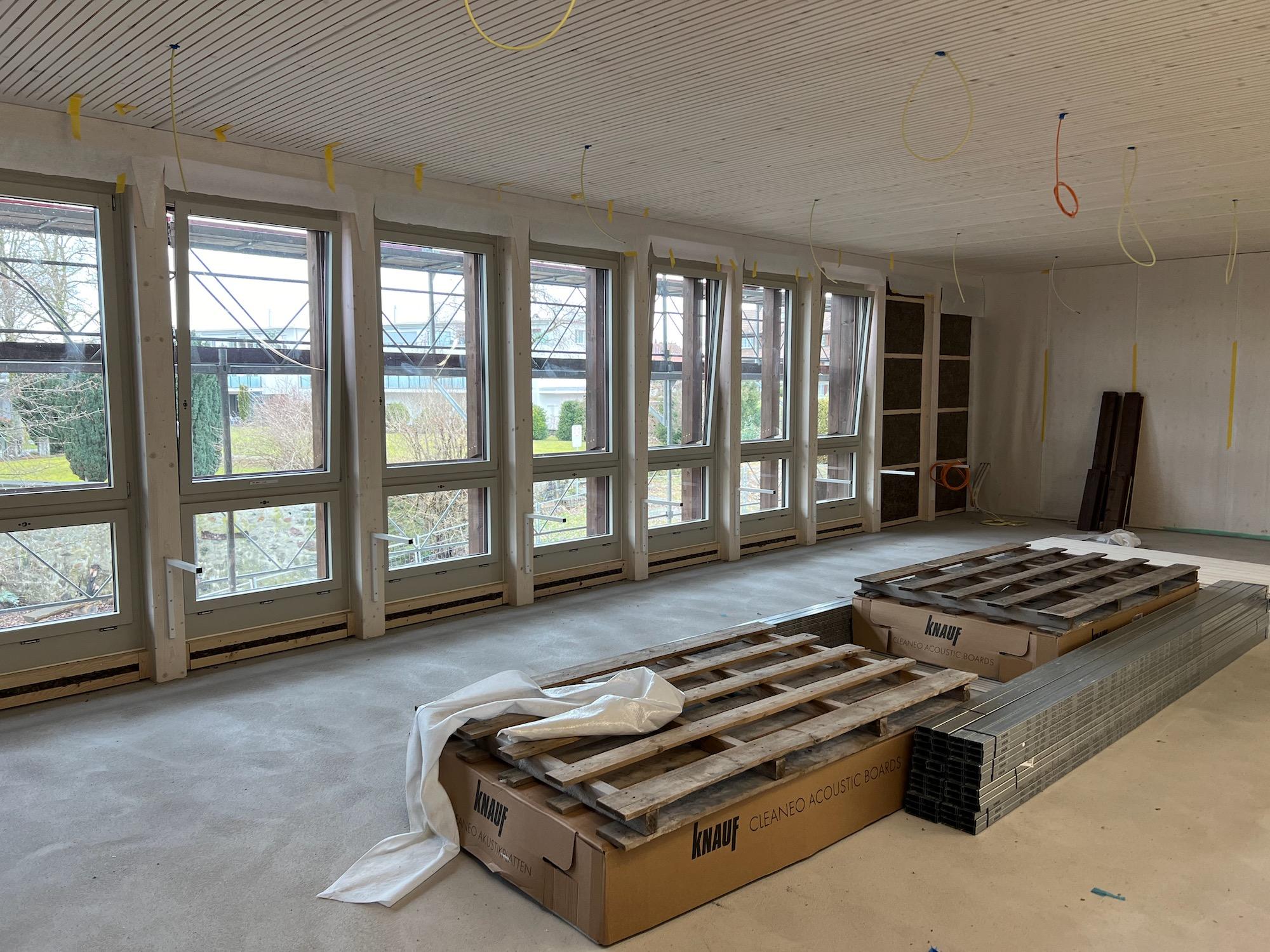 Innenausbau Schulräume, 8. 2. .23