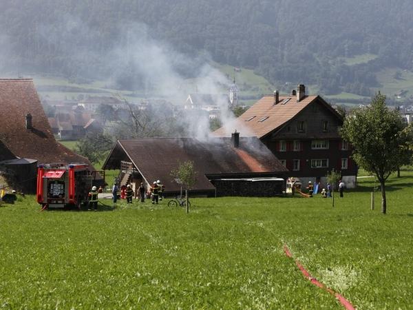 Brand Sonnenbergstrasse Arth