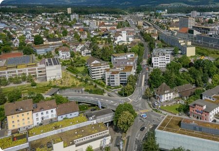 Kreuzung in Lenzburg