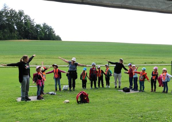 Kindergartenreise Flugplatz