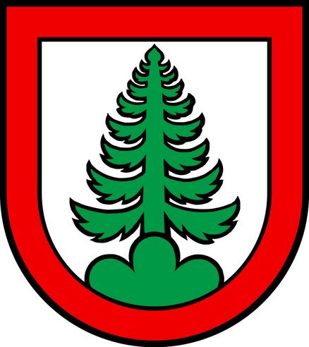 Gemeindewappen, als Schild