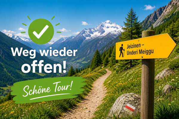 Weg wieder offen