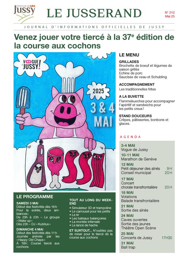 Le Jusserand mai 2025
