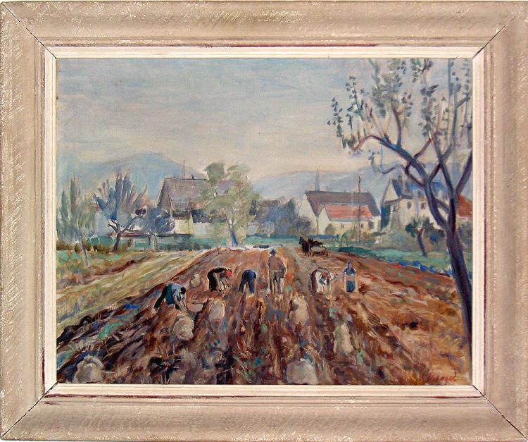 Öl auf Leinwand