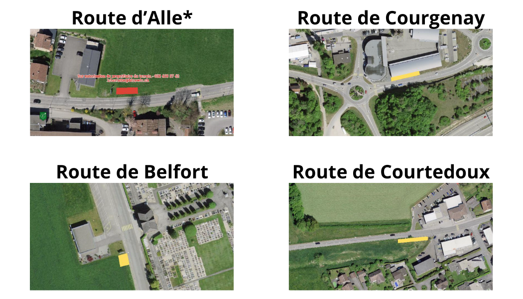 *Sur autorisation du propriétaire du terrain  032 466 37 42 lchariatte@bluewin.ch