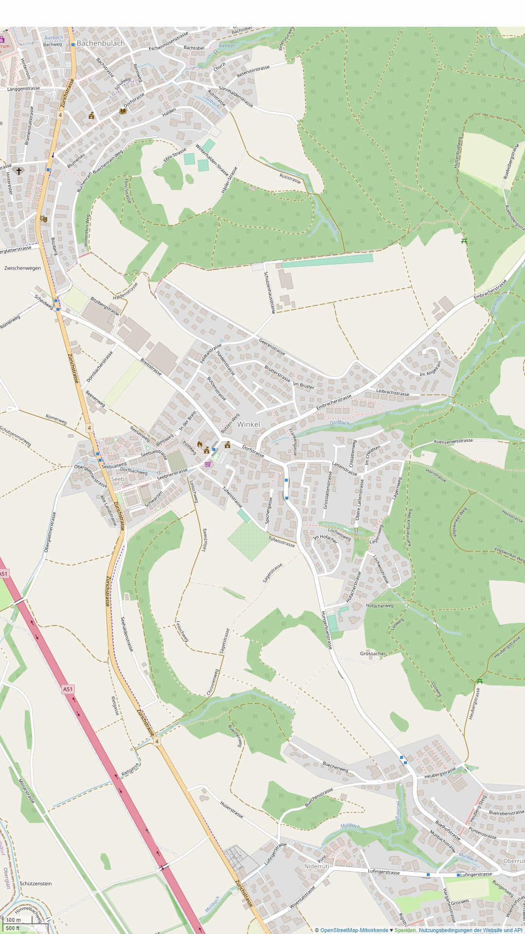 Ortsplan Winkel