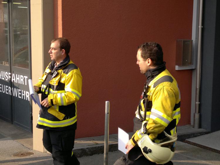 Der Kommandant und sein Ausbildungschef