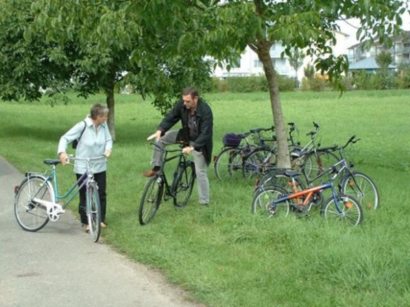 Zu Fuss oder mit dem Fahrrad erreicht man den Park 91 rasch.
