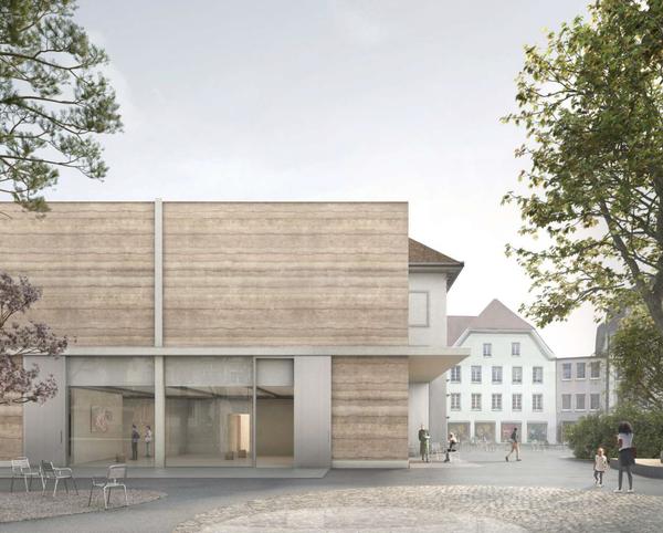 Ansicht des Siegerprojekts von Norden her