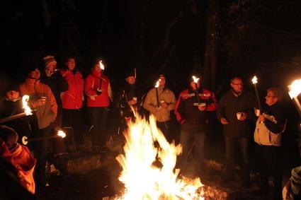 wärmendes Feuer