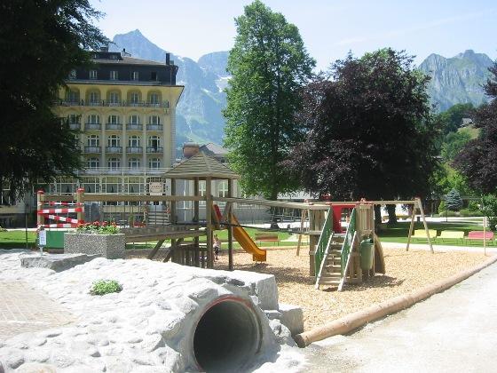 Der neue Spielplatz im Kurpark