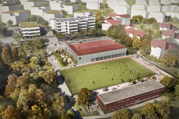 Visualisierung Schulanlage Hübeli