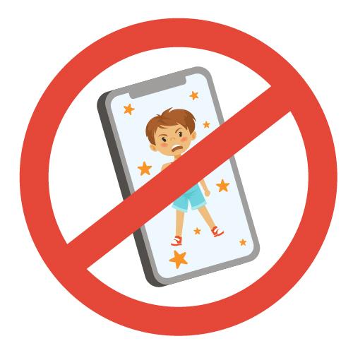 Illustration keine Digitalen Medien