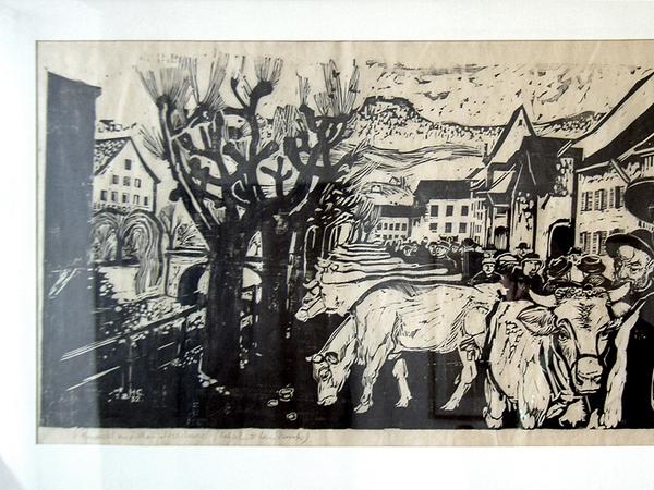 Viehmarkt an der Rheinfelderstrasse