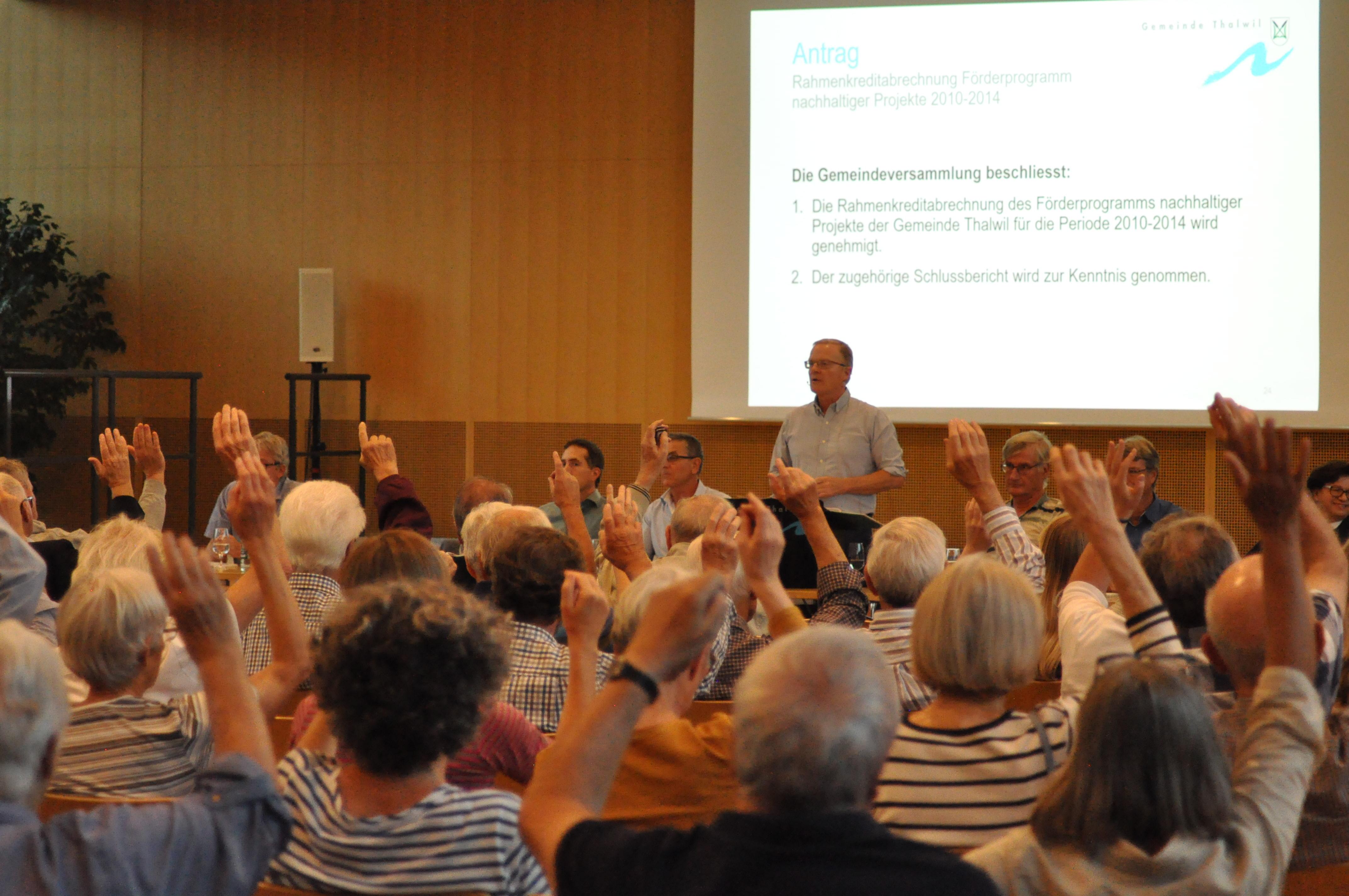 Gemeindeversammlung im Serata 2019