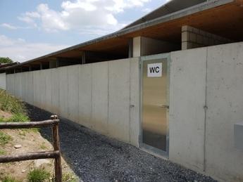 WC beim Pumptrack Mittelrheintal, Berneck