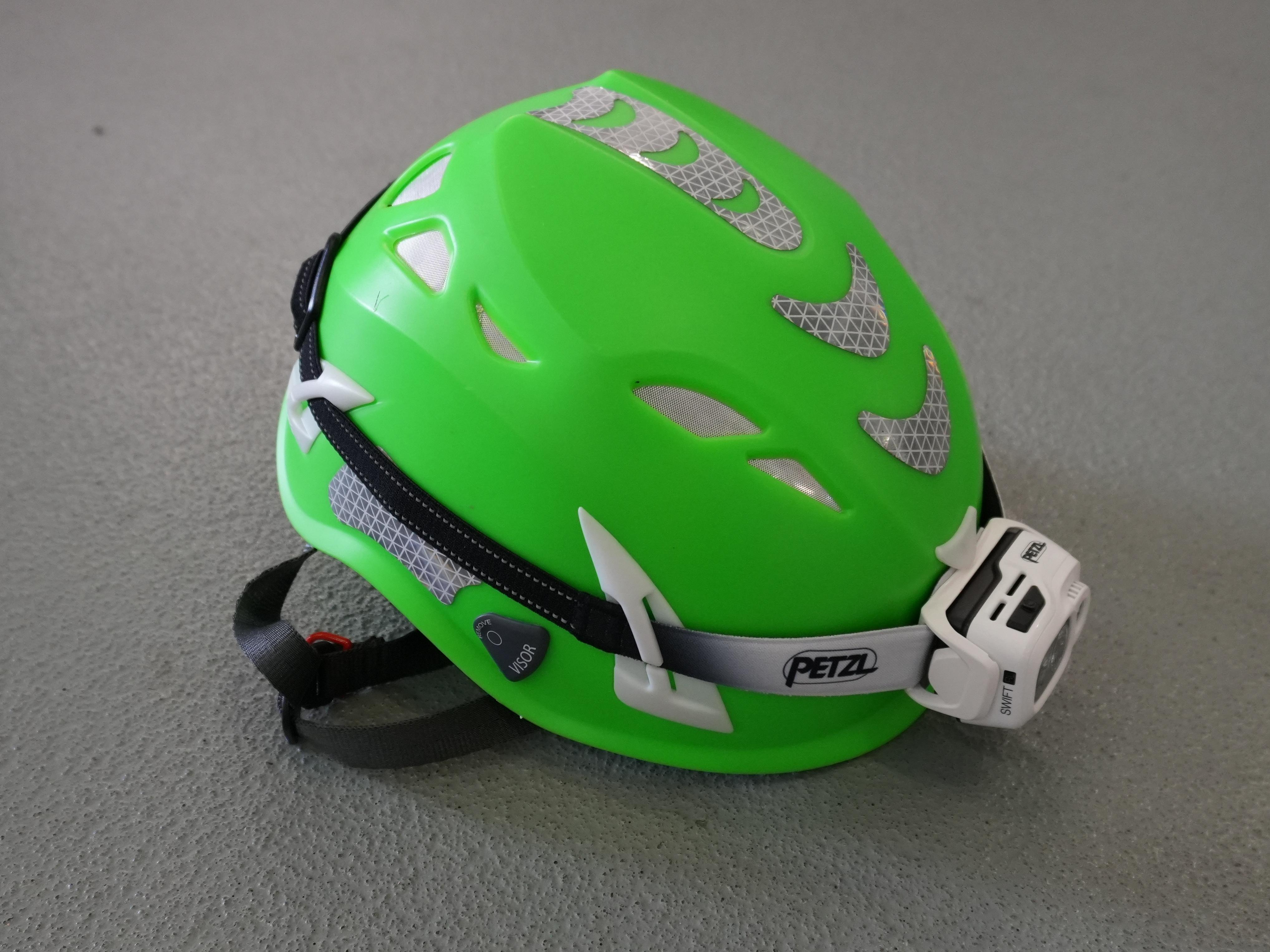 Helm für Absturzsicherung.