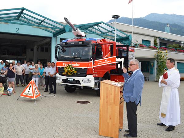 Segnung des neuen TLF